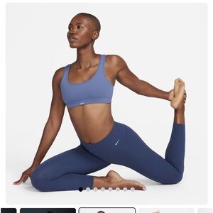 Nike Women's Zenvy Blue Sports Bra